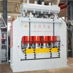 Máquina de prensado en caliente para pisos laminados